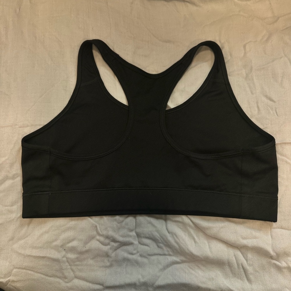 Nike LIVESTRONG Black Sports Bra with Yellow Accents - Picture 2 of 2